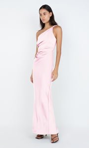 LUNETTA ASYM DRESS - POWDER PINK