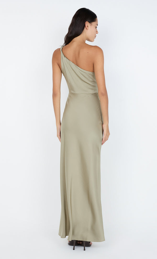 LUNETTA ASYM DRESS - SAGE