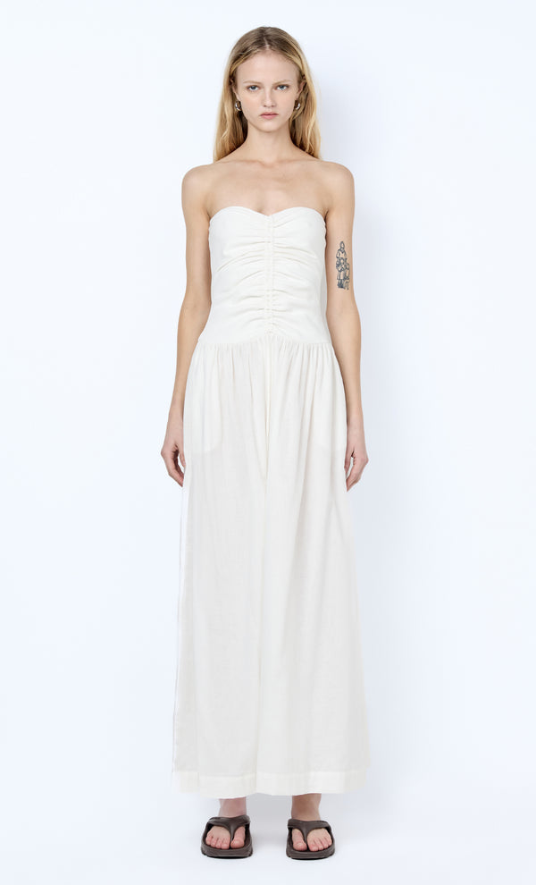 IONE MAXI DRESS - IVORY