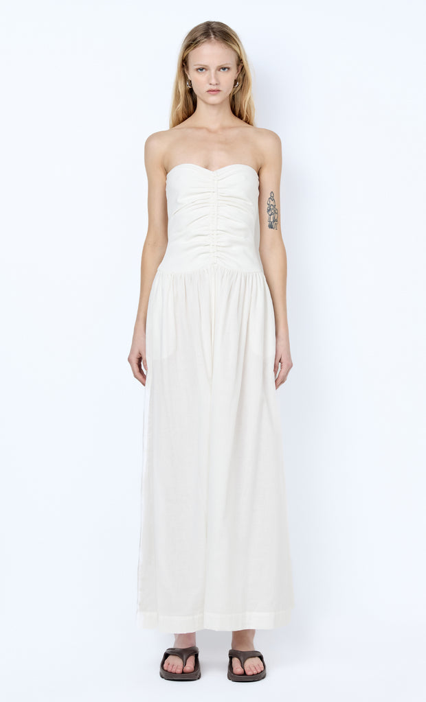 IONE MAXI DRESS - IVORY