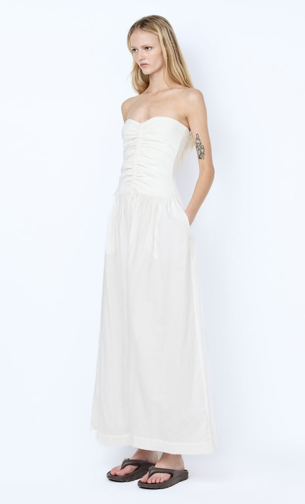 IONE MAXI DRESS - IVORY