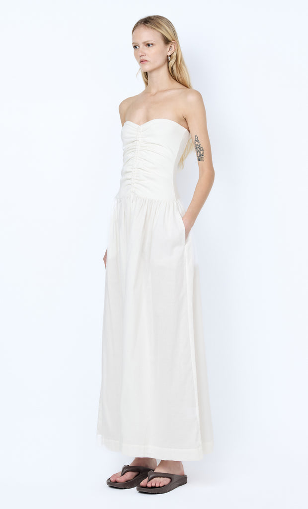 IONE MAXI DRESS - IVORY