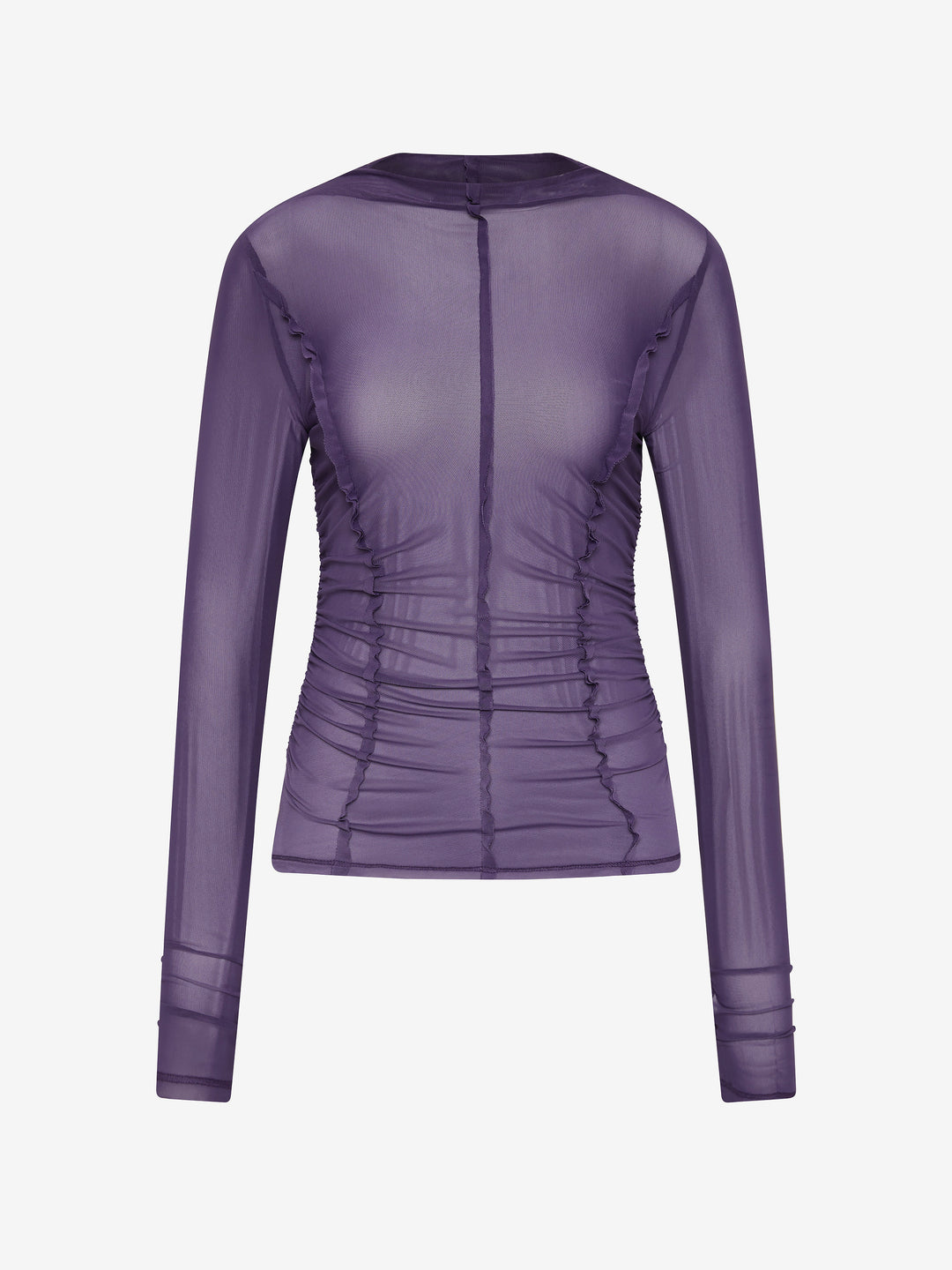 DELILA LONG SLEEVE TOP - AMETHYST
