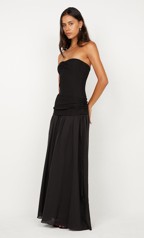 IONE MAXI DRESS - BLACK