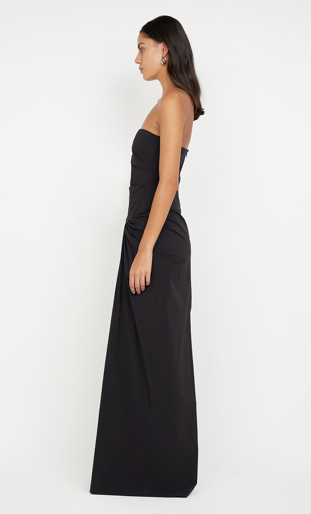 DOMENIC STRAPLESS DRESS - BLACK