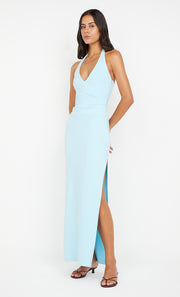 ARIVEN HALTER MAXI DRESS - SKY BLUE