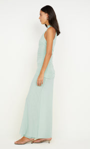 BLAINE DRAPE MAXI DRESS - SPEARMINT