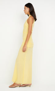 BLAINE DRAPE MAXI DRESS - BUTTER