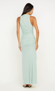 BLAINE DRAPE MAXI DRESS - SPEARMINT