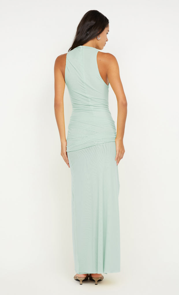 BLAINE DRAPE MAXI DRESS - SPEARMINT