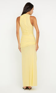 BLAINE DRAPE MAXI DRESS - BUTTER