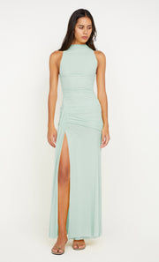 BLAINE DRAPE MAXI DRESS - SPEARMINT