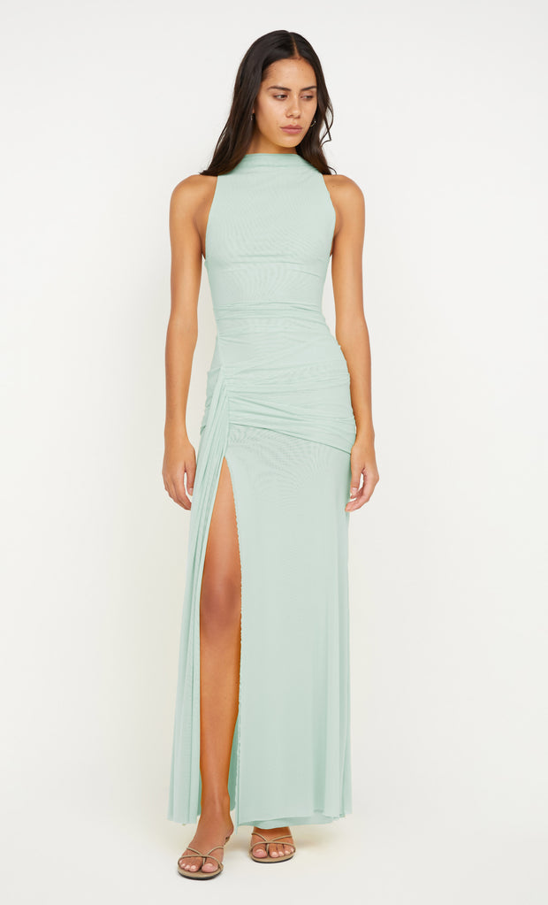 BLAINE DRAPE MAXI DRESS - SPEARMINT