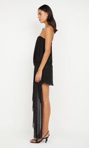 DANKA STRAPLESS MINI DRESS - BLACK
