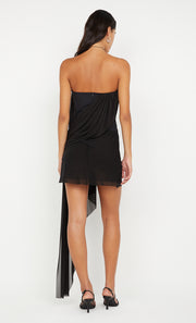 DANKA STRAPLESS MINI DRESS - BLACK