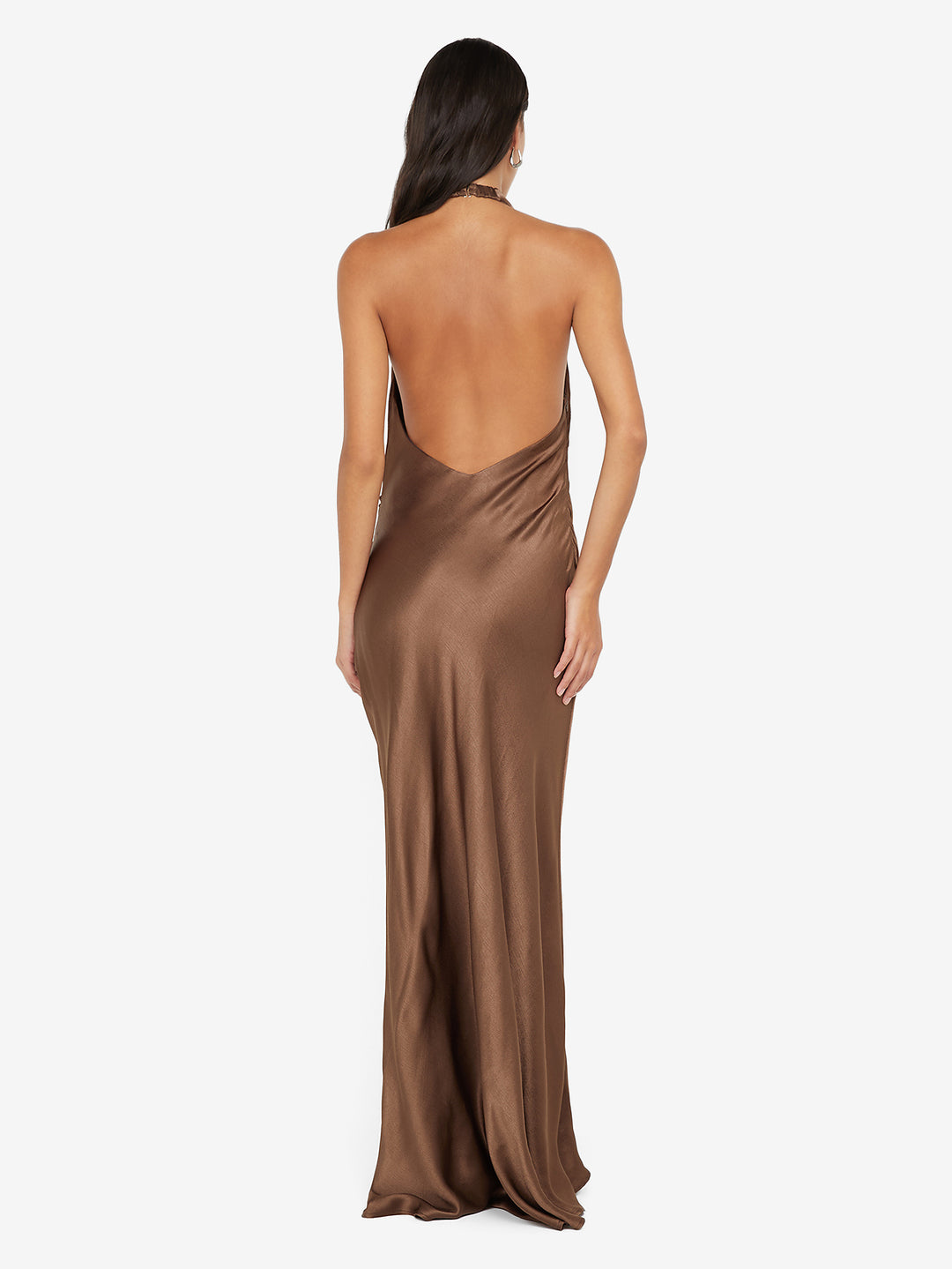 ELISIA WRAP MAXI DRESS - MILK CHOCOLATE - BEC + BRIDGE ELISIA WRAP MAXI DRESS - MILK CHOCOLATE - BEC + BRIDGE