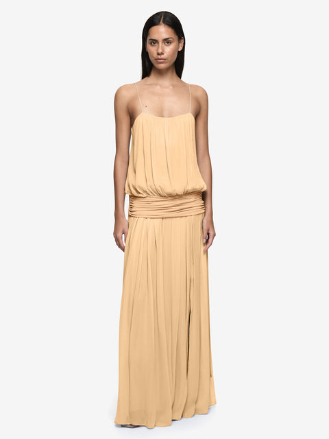 CAMILLE BLOUSON DRESS - SHERBET