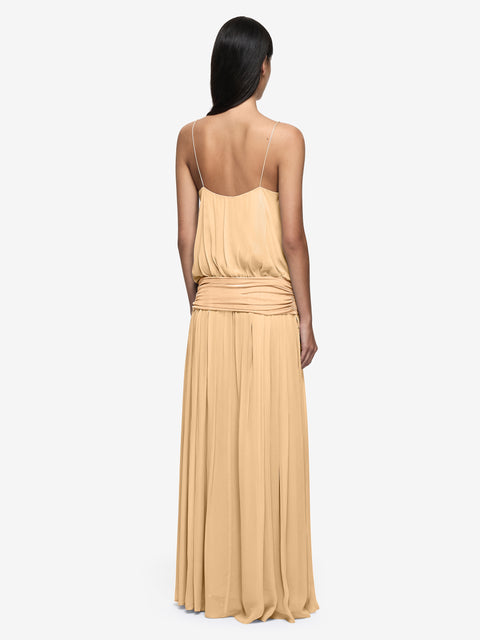 CAMILLE BLOUSON DRESS - SHERBET