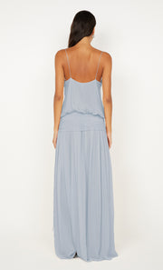 CAMILLE BLOUSON DRESS - CLOUD BLUE