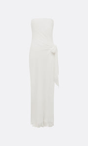 SONEVA STRAPLESS MAXI DRESS - IVORY