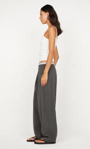 HUGH BOXER PANT - CHARCOALONG SLEEVEKY BLUE STRIPE