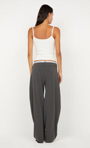 HUGH BOXER PANT - CHARCOALONG SLEEVEKY BLUE STRIPE