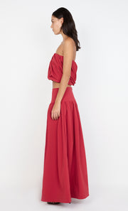 DANTE MAXI SKIRT - CHERRY
