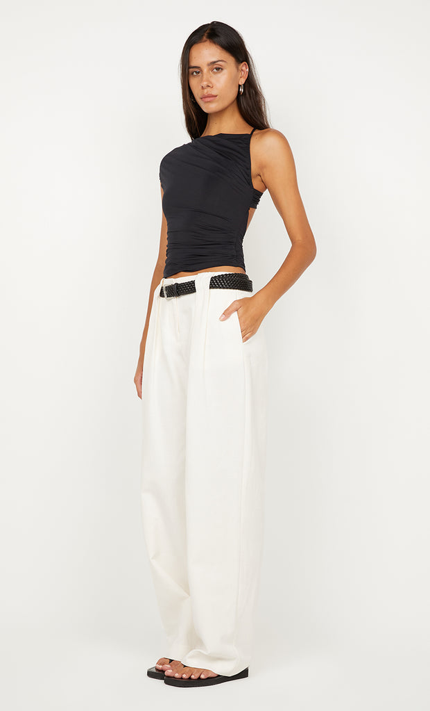 BREE ASYM TOP - BLACK