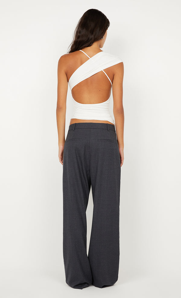 BREE ASYM TOP - WHITE