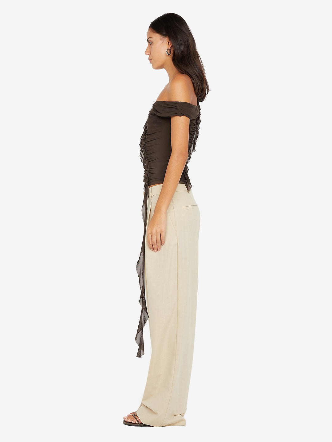 BLAINE ASYM TOP - CEDAR