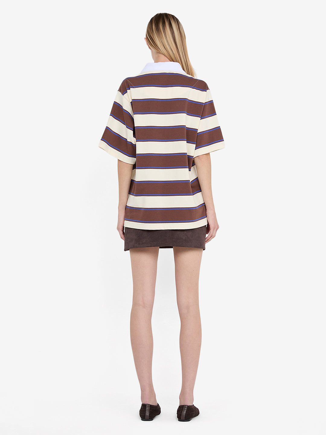 LYON MINI SKIRT - DARK CHOCOLATE