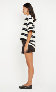 KYLO JERSEY TEE - INK/IVORY STRIPE