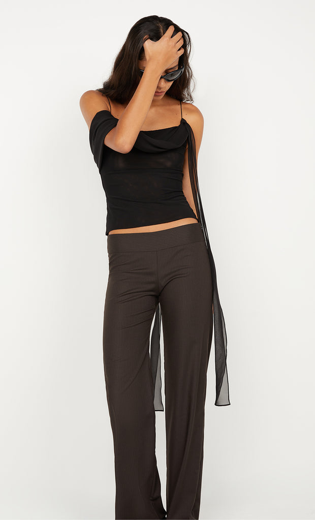 DANKA ASYM CAMI - BLACK