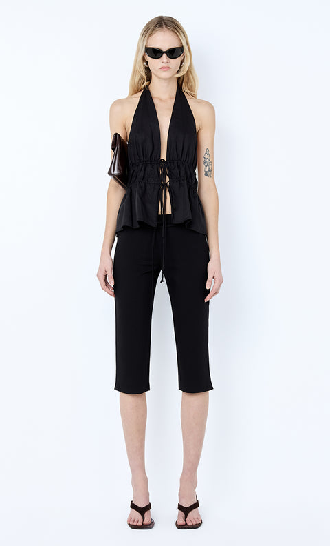 DAFINE CAPRI PANT  - BLACK