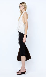 LYNNA HALTER TOP - WHITE