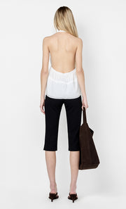 LYNNA HALTER TOP - WHITE
