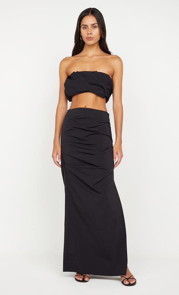DOMENIC MAXI SKIRT - BLACK