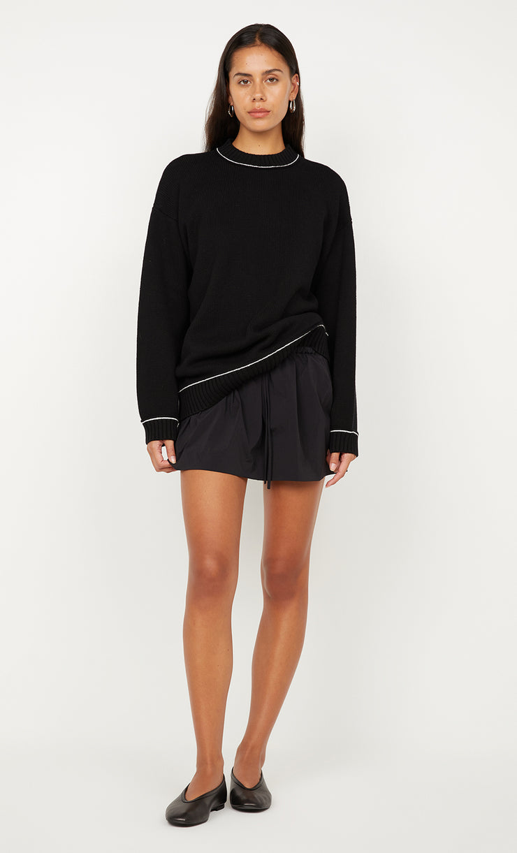 DANTE MINI SKIRT - BLACK