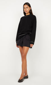 DANTE MINI SKIRT - BLACK