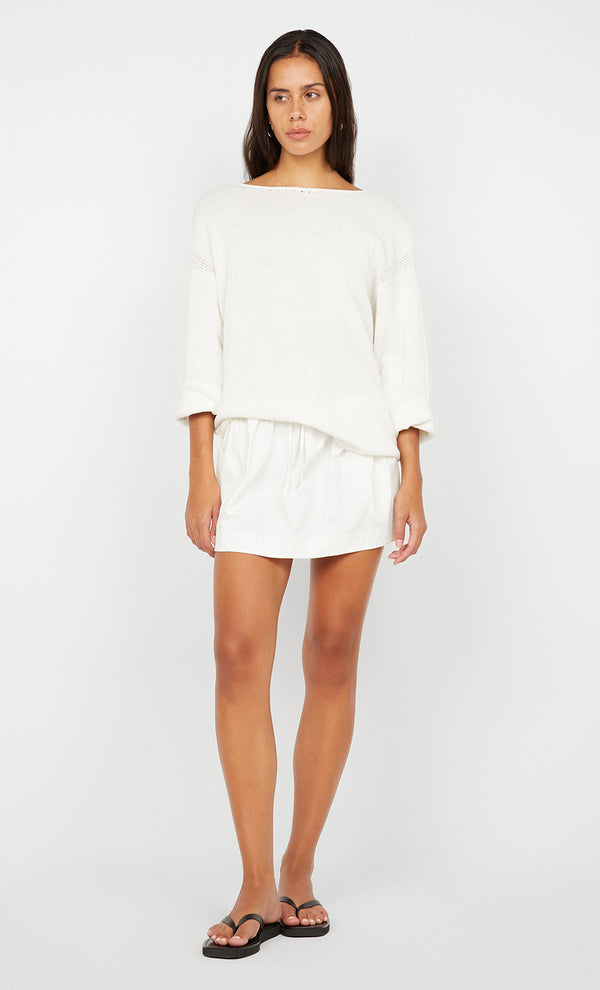 DANTE MINI SKIRT - IVORY