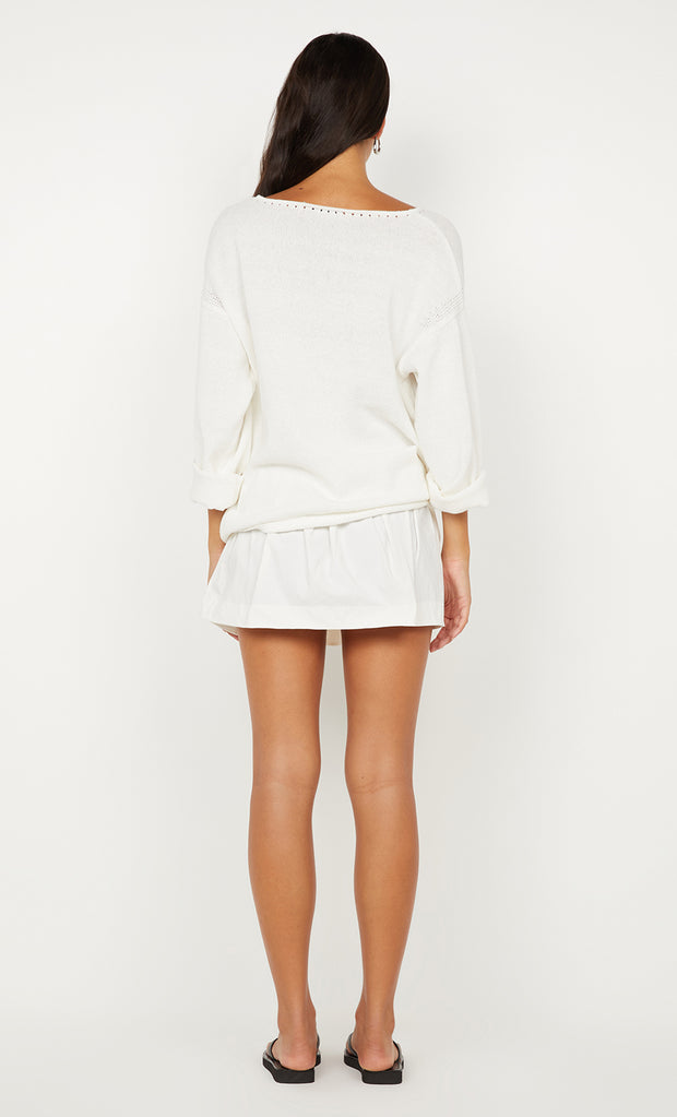 DANTE MINI SKIRT - IVORY