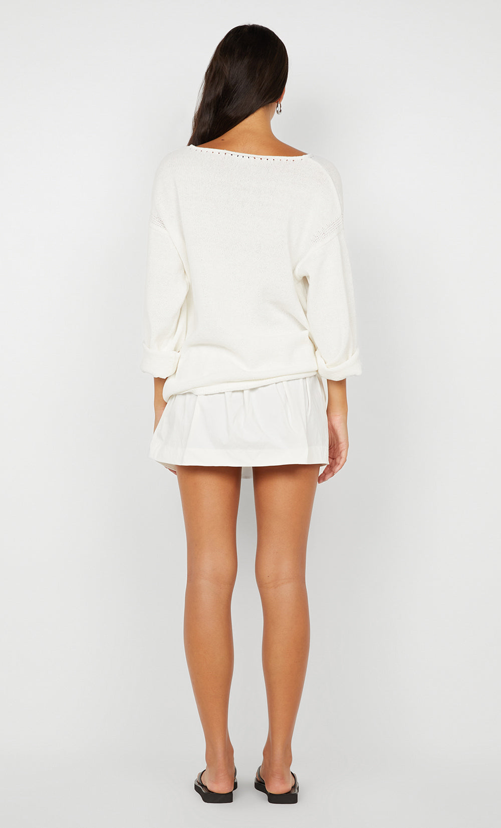 DANTE MINI SKIRT - IVORY