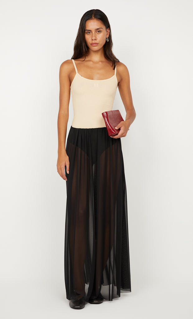 CAMILLE MAXI SKIRT - BLACK