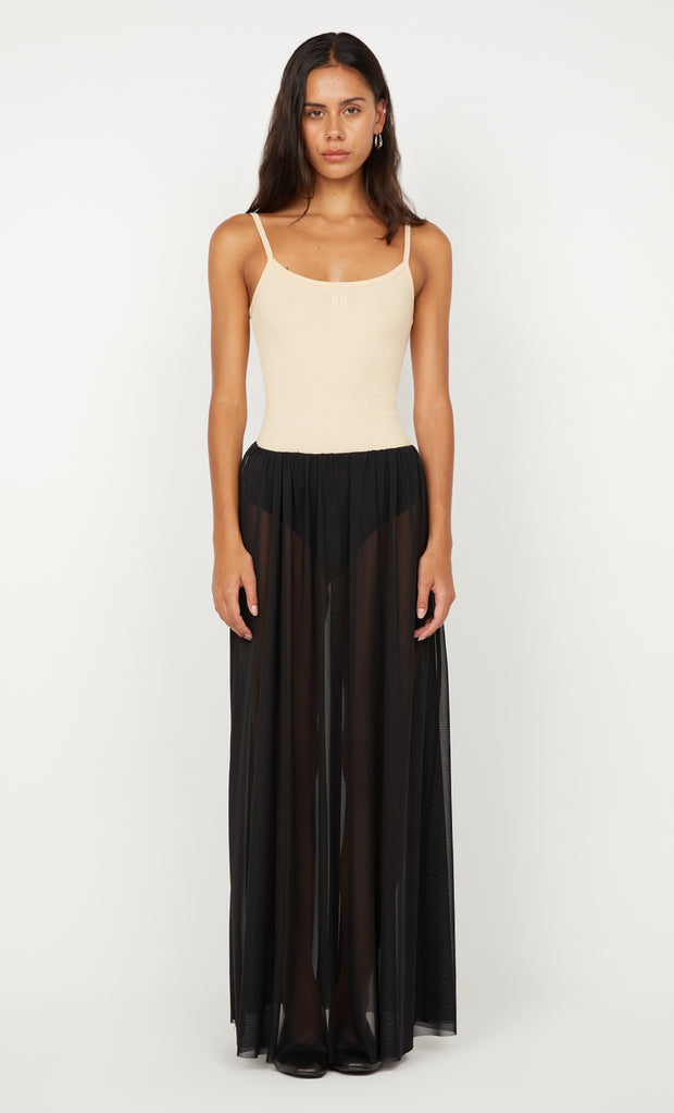 CAMILLE MAXI SKIRT - BLACK