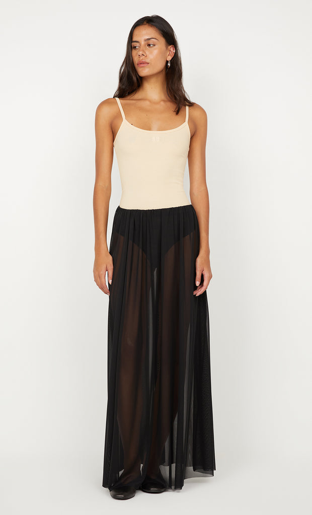 CAMILLE MAXI SKIRT - BLACK