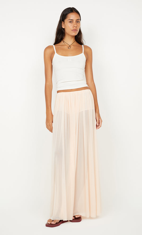 CAMILLE MAXI SKIRT - PEACH