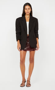 CELESTIA MINI SKIRT - PLUM