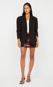 CELESTIA MINI SKIRT - PLUM