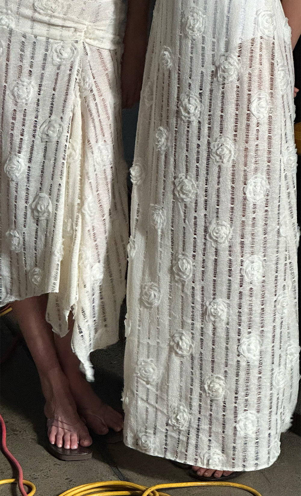 AMELIE MIDI SKIRT - IVORY