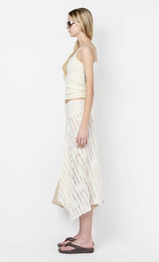 AMELIE MIDI SKIRT - IVORY